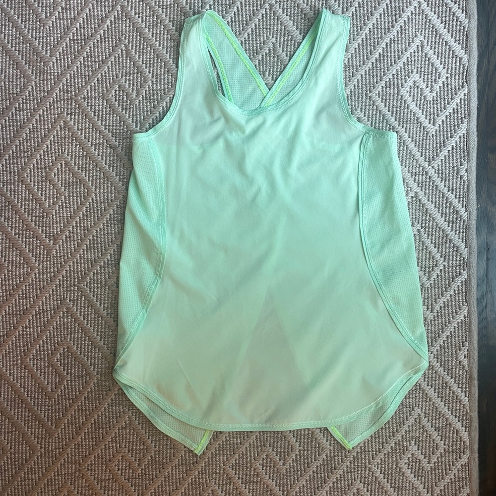 Ivivva Girls Light Green Tank Top